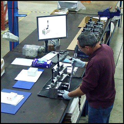 Man working on manifold